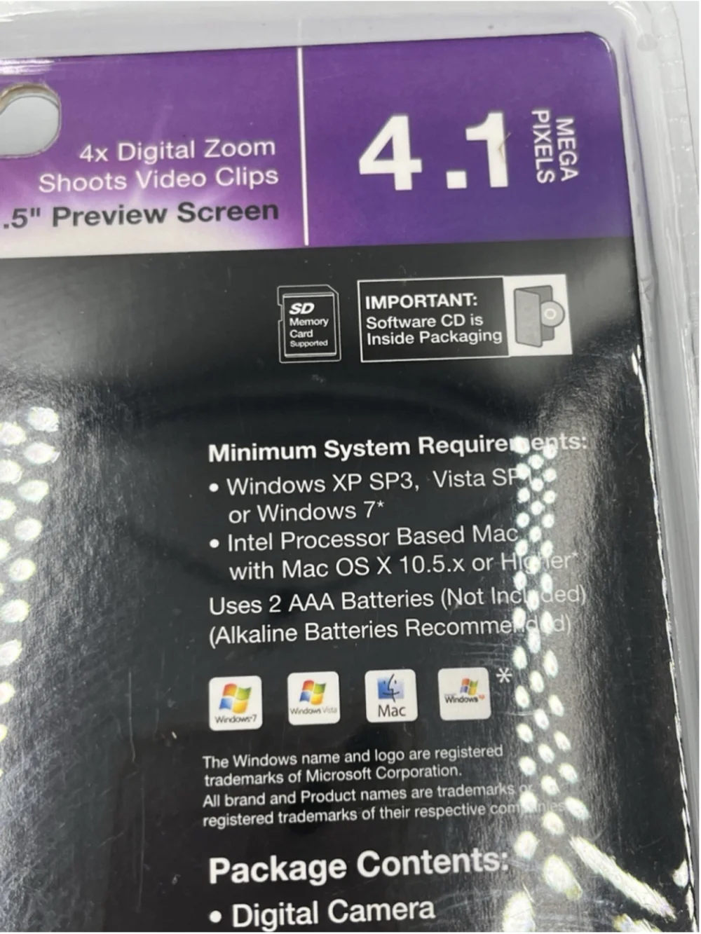 Vivitar ViviCam 46 Vintage Compact Digital Camera 4.1 MP Y2K New Sealed